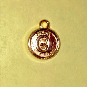 “Q” Charm jewelry making Necklace bracelet ring baubles keychain ID tag lanyard
